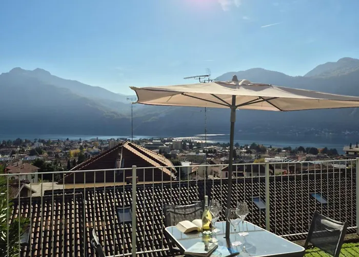 View And Private Covered Parking Space- La Terrazza Di Jo Mandello del Lario